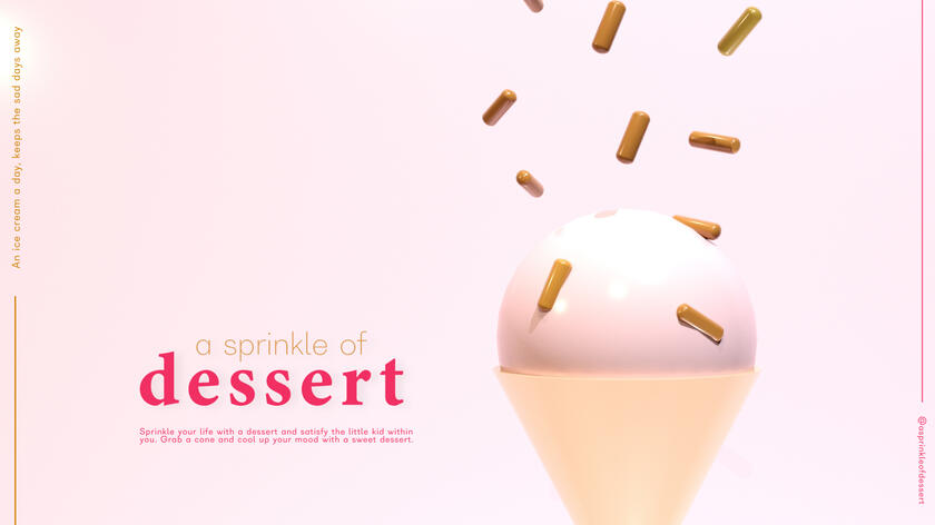 3D Dessert Model