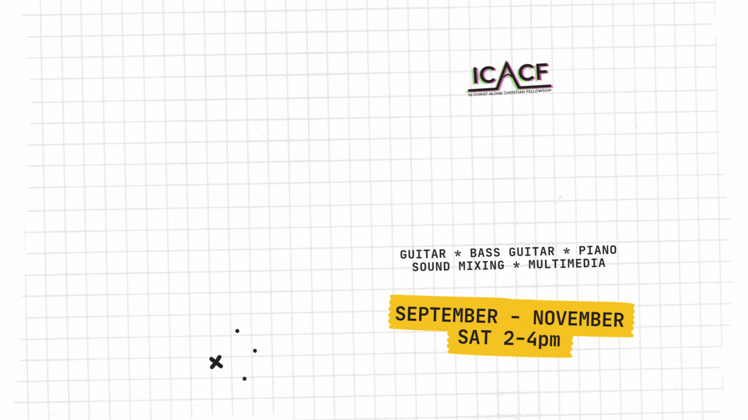 In Christ Alone Christian Fellowship Poster