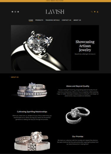 E-Commerce Web Design Lavish more